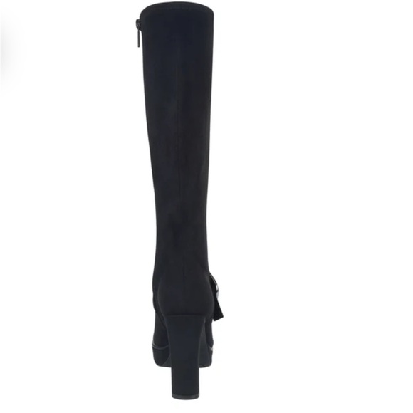 New Impo Women's Black Knee-High Boots Comfortable 4”Heel Sexy - Picture 3 of 9